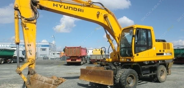 Фото Аренда колесного экскаватора Hyundai R200W-3, Краснодар