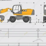 Фото №3 Аренда колесного экскаватора JCB JS 200W, Москва