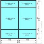 фото Перегородка EIW15 из КП50 с СПО 24 (2600 х 2800)