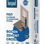 фото Ровнитель Bergauf Boden Zement Gross, 25 кг