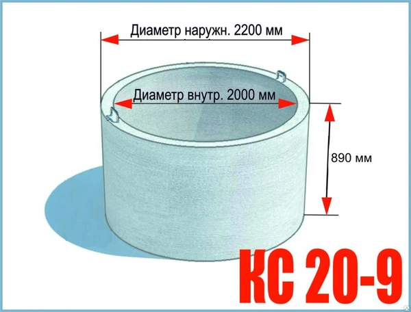 Фото ЖБИ кольца от производителя КС 20-9