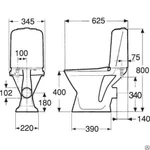 фото Унитаз-компакт Gustavsberg 392 Basic