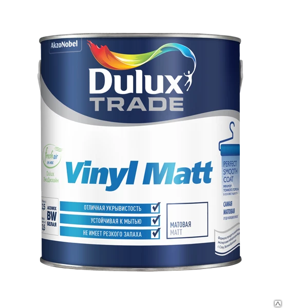 Фото Краска для стен и потолков Dulux Vinyl Matt 1 л