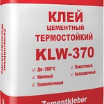 фото Клей цементный огнестойкий KLW-370 25 кг