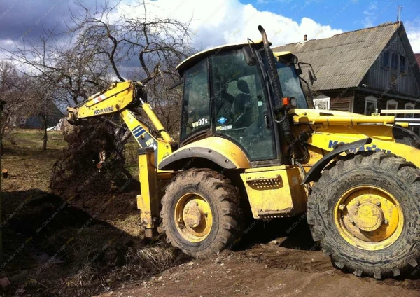 Фото Аренда экскаватора-погрузчика Komatsu WB97S-5, Санкт-Петербург