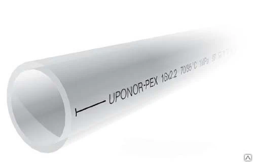 Фото Труба UPONOR PEX 16X2,0 мм, белая, бухта 100М '100И