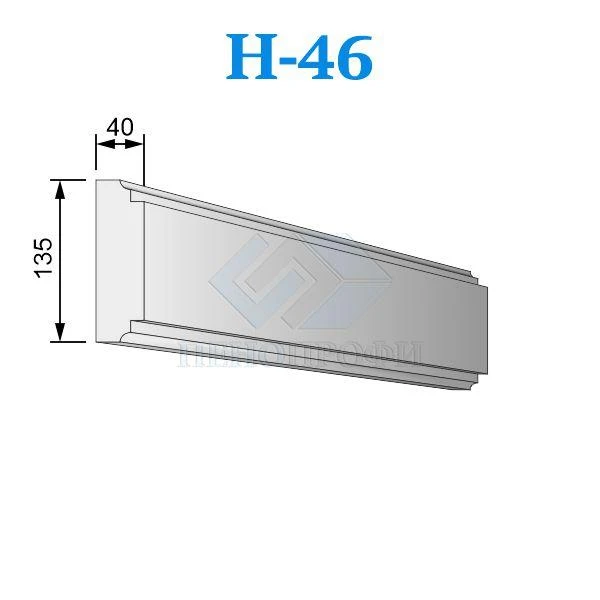 Фото Фасадные наличники из пенопласта (пенополистирола) Н-46, ПСБ-С-25Ф. Фасадный декор из пенопласта