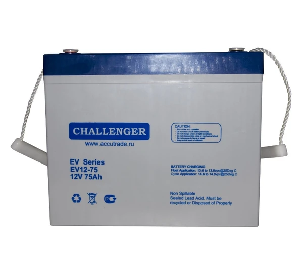 Фото Аккумулятор Challenger EV12-75 ( 12V 75Ah / 12В 75Ач )