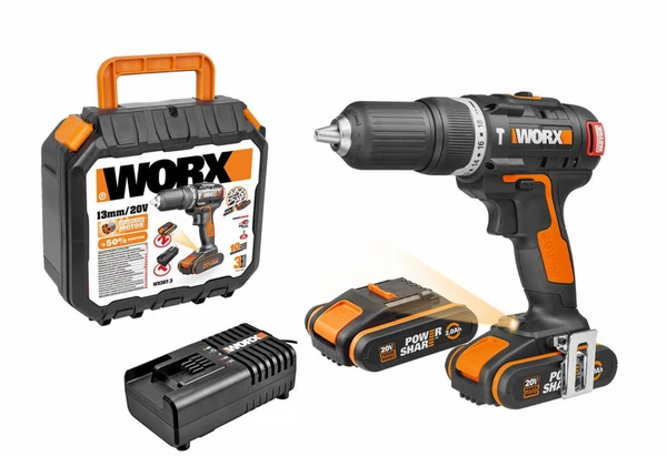 Фото Дрель-шуруповерт аккумуляторная Worx WX367