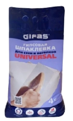 Фото Шпаклевка Universal, 4кг Gifas