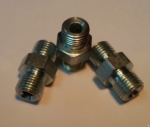 Фото Соединение шланговое 1/4”(M) x 1/4”(M) аналог 156971