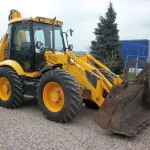 фото Копка траншей экскаватором JCB 4CX