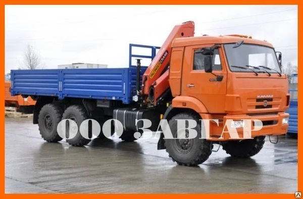 Фото КАМАЗ 43118 с манипулятором PALFINGER PK 15500 A