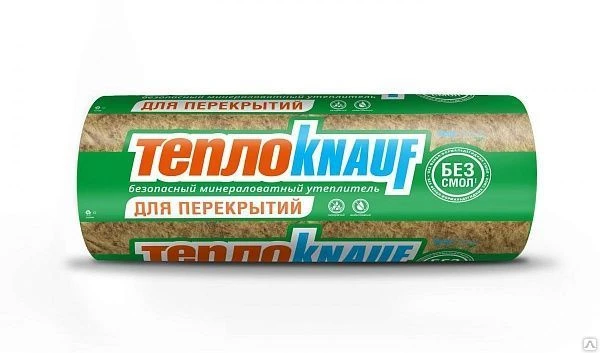 Фото Мат минераловатный ТеплоKNAUF Для ПЕРЕКРЫТИЙ TR040 50х1220х7380 (18м2, 0,9