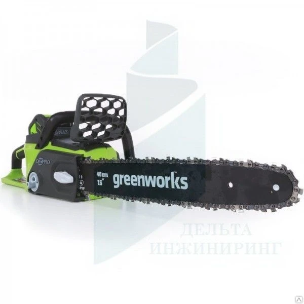 Фото Аккумуляторная цепная пила GreenWorks GD40CS40