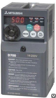 Фото Инвертор FR-D720S-042-EC, 0,75kW; 1x200-240V; 4,2A, IP20 Mitsubishi