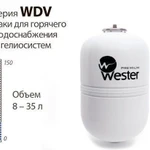 фото Мембранный бак Wester Premium WDV8 для ГВС и гелиосистем