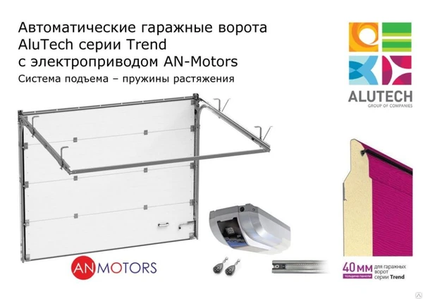 Фото Автоматические гаражные ворота AluTech-Trend, 3000х2500, привод AN-Motors