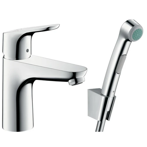 Фото Смеситель для раковины Hansgrohe Focus 31927000 с гигиеническим душем