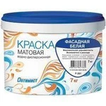 фото Краска Оптимист фасадная белая матовая, 7кг