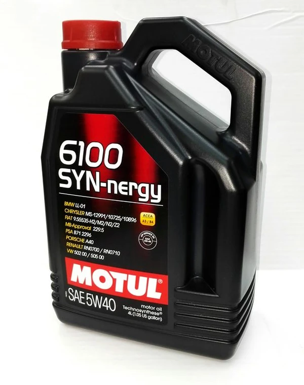 Фото Полусинтетическое Моторное масло Motul 6100 Syn-nergy 5w40 4л