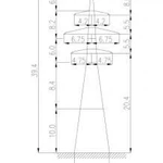 фото Анкерно-угловая опора ЛЭП 220 кВ - 1У220-2+10