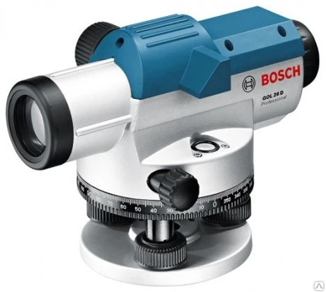 Фото Нивелир оптический BOSCH GOL 26 D (100м,26-крат,кейс)/0.601.068.000