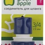 фото Соединитель-коннектор для шланга 19мм (3/4) пластик (50/200/2400) Green Apple Б0017770