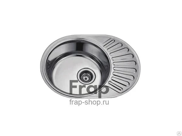 Фото МОЙКА FRAP F-4557 (мойка 57*45*18 глянец, сифон в комплекте)