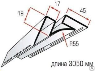 Фото Внутренний угол 3050 мм Альта