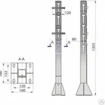 фото Стойка кабельная К-1154 оц УТ1,5/У2,5/У3,шт