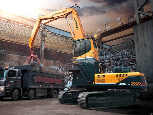 Фото Перегружатель HYUNDAI R480LC-9MH