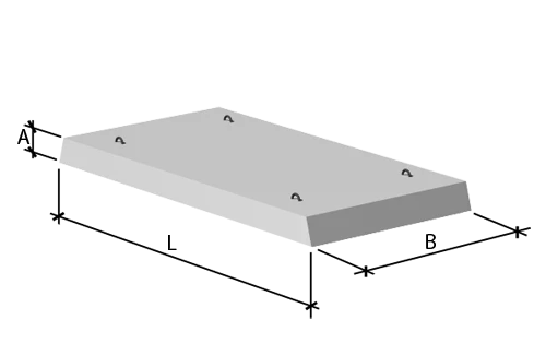 Фото Фундаментная плита П 1.240