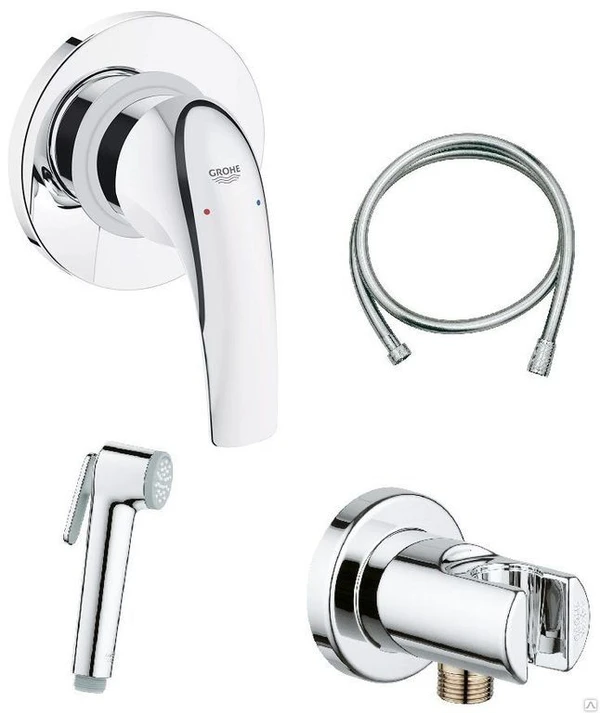 Фото Гигиенический комплект Grohe BauCurve 124899 Grohe