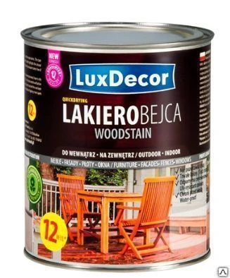 Фото Лакоморилка для древесины Luxdecor 2,5 л