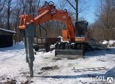 Фото Аренда экскаватора ЭО 33211 А, с использованием гидромолота