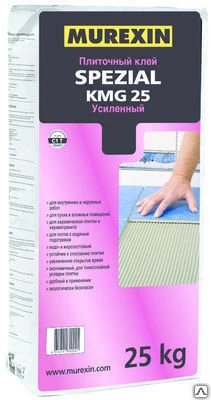 Фото Клей для укладки плитки Spezial KMG 25, Murexin, 25 кг.