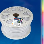 фото Светодиодная лента Неон ULS-N22-5050-80LED/m-8mm-IP67-220V-10W/m-50M-RGB Светодиодная гибкая герметичная лента. NEON. Бобина 50 м. RGB. TM Uniel.