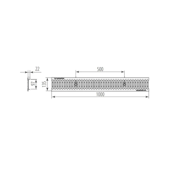 Фото Решетка РШО Norma DN100 A15