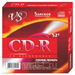 фото Диск VS  CD-R 700Mb 52х Slim/5 /200/