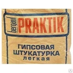 фото Гипсовая штукатурка легкая белая Bergauf Praktik