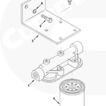 фото Фильтр очистки топлива Fleetguard (Флитгард) FS1000 3329289 3161407