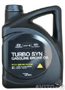 Фото Масло моторное Hyundai Turbo Syn Gasoline Engine Oil5w-30 (4 л.)