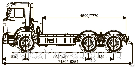 Фото Грузовой автомобиль шасси Камаз 6520-3073-73