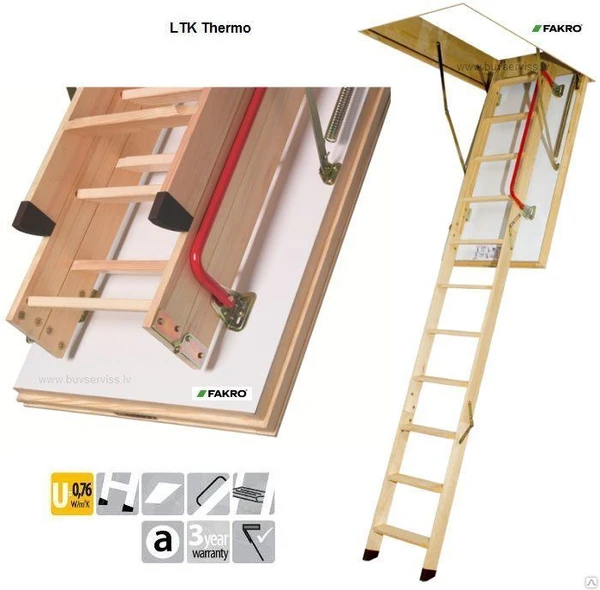 Фото Чердачная лестница FAKRO LTK Thermo