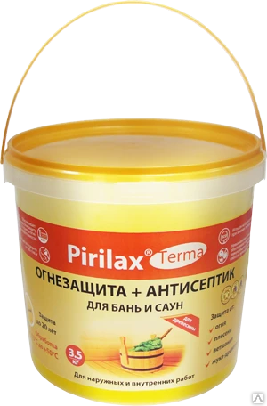 Фото Биопирен® «Pirilax®»-Terma 3,5 кг - огнезащитная пропитка