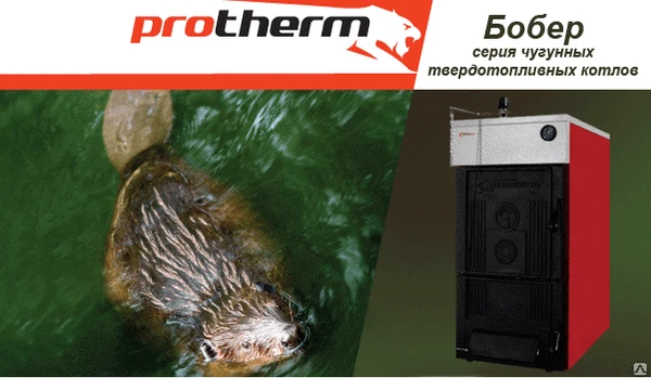 Фото Котел твердотопливный PROTHERM Бобер 50 DLO