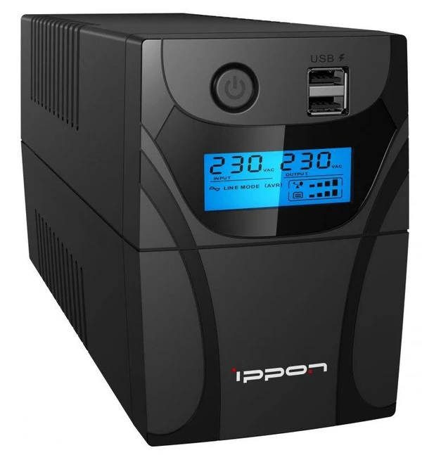 Фото Источник бесперебойного питания Back Power Pro II Euro 650 360Вт 650В.А черн. IPPON 1005511