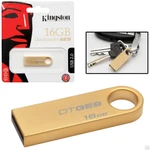 фото Флэш-диск 16GB KINGSTON DTGE-9 Gold Сверхтонкая USB 2.0