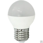 фото Лампа globe LED 8,0W G45 220V E27 2700K шар (композит) K7GW80ELC